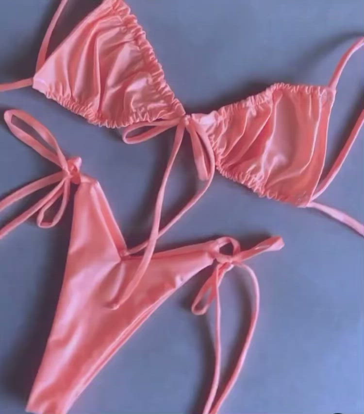 Lace V Naranjo Pastel